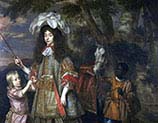 Maria of Orange with Hendrik van Zuijlestein and Servant